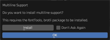 Multiline Support Install